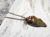 Kette "Bronzeblatt"