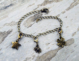 Charm "Schlüssel zum Herzen" Bronze