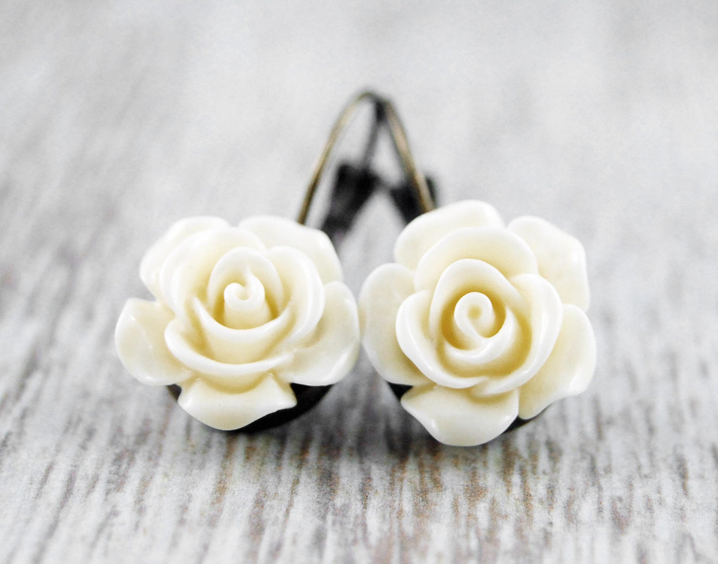 Ohrhänger "Vanilla Rose"