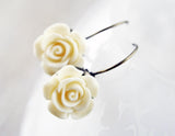 Ohrhänger "Vanilla Rose"