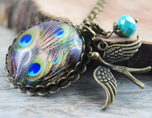 Pfauenauge"  Amulett VII