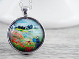 Mohnblumen" von MONET - Kunst-Amulett