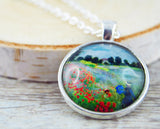 Mohnblumen" von MONET - Kunst-Amulett