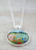Mohnblumen" von MONET - Kunst-Amulett