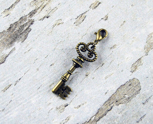 Charm "Schlüssel" Bronze