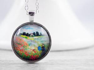 Mohnblumen" von MONET - Kunst-Amulett