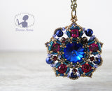 Orientalische Blüte / UNIKAT-Collier