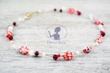 Blumenwiese / Glasperlen-Collier