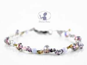 Fliederbusch / UNIKAT-Armband