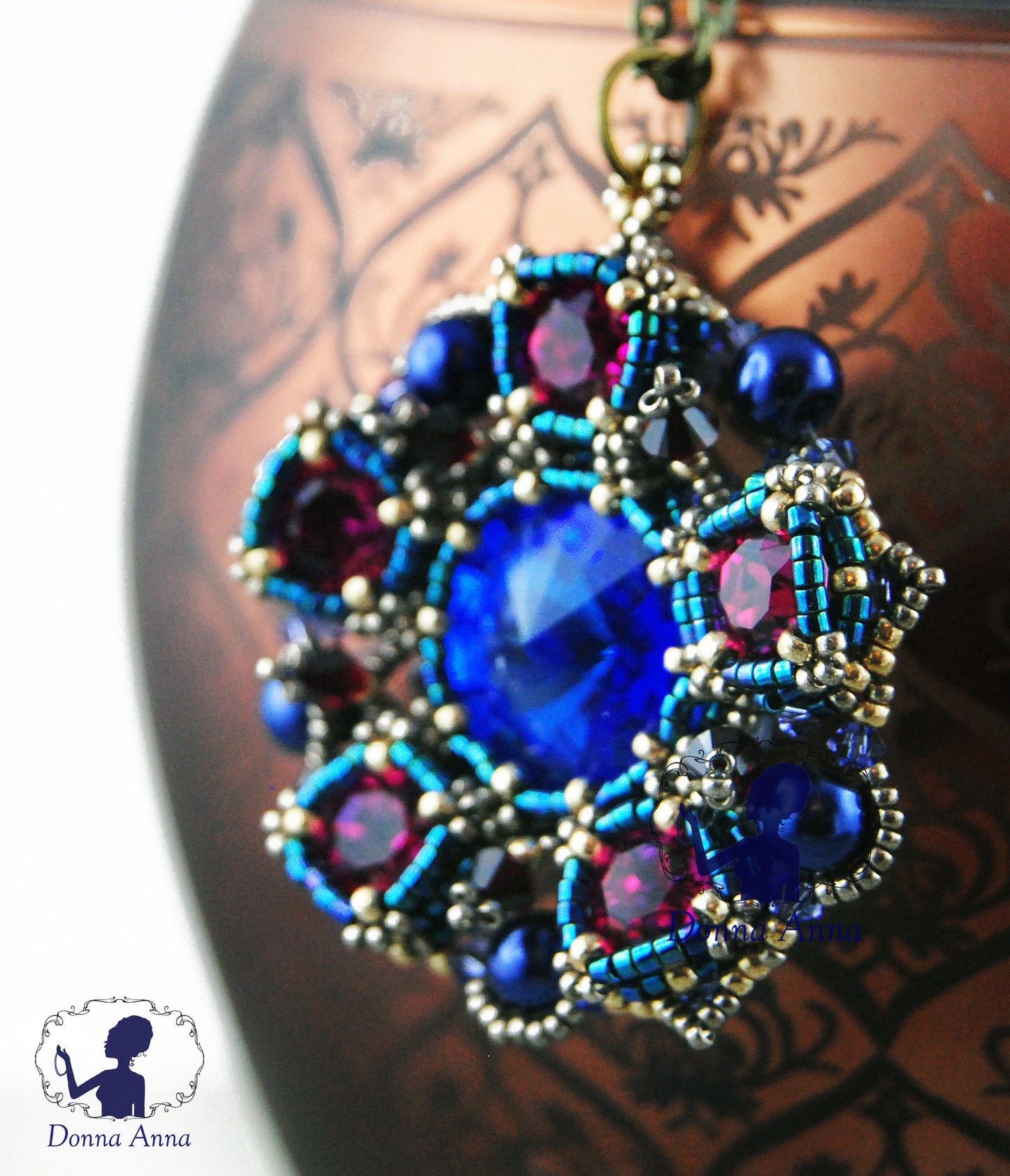 Orientalische Blüte / UNIKAT-Collier
