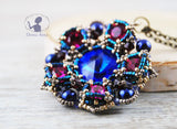 Orientalische Blüte / UNIKAT-Collier