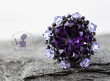 Kristallblüte Amethyst / Ring
