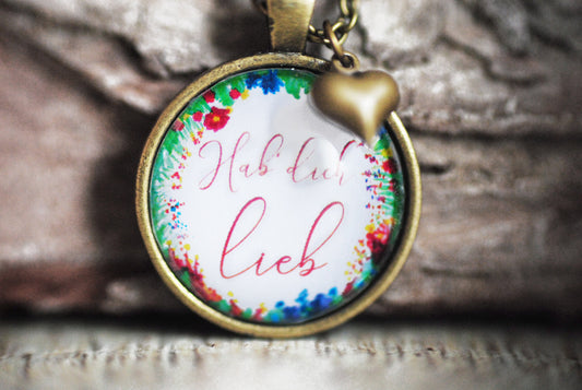 Amulett "Hab dich lieb" II