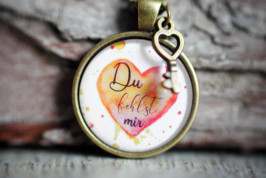 Amulett "Du fehlst mir"