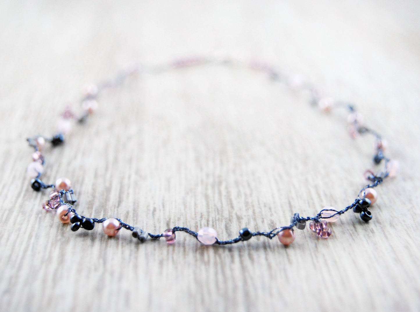 Schlichte Kette "Rosenblüte"