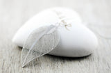 Blatt Amulett - Silber