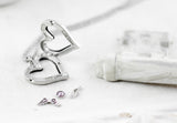 Herz-Medaillon inkl. Charms