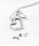 Herz-Medaillon inkl. Charms