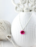 Kette "Rosenzart" Pink