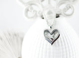 Herz-Medaillon inkl. Charms