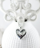 Herz-Medaillon inkl. Charms