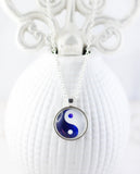 Amulett "Yin & Yang" versilbert