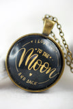 Amulett "To the moon and back"