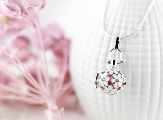 Medaillon "Blütenzauber" Rosa