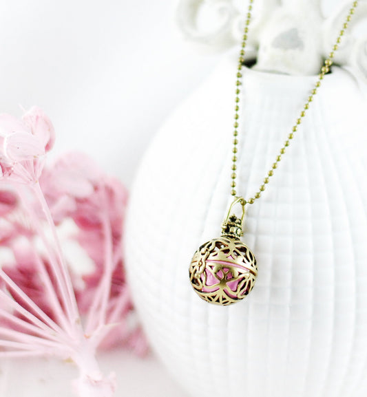 Medaillon "Schatzkugel" Rosa