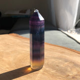 Turm Regenbogen-Fluorit Unikat 1